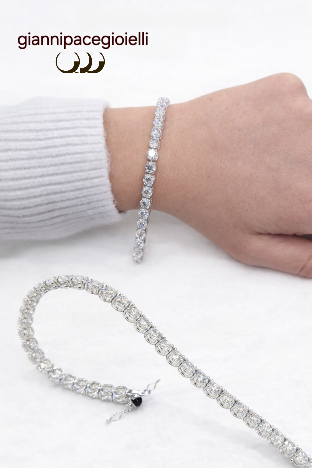 BRACCIALE TENNIS A FILO