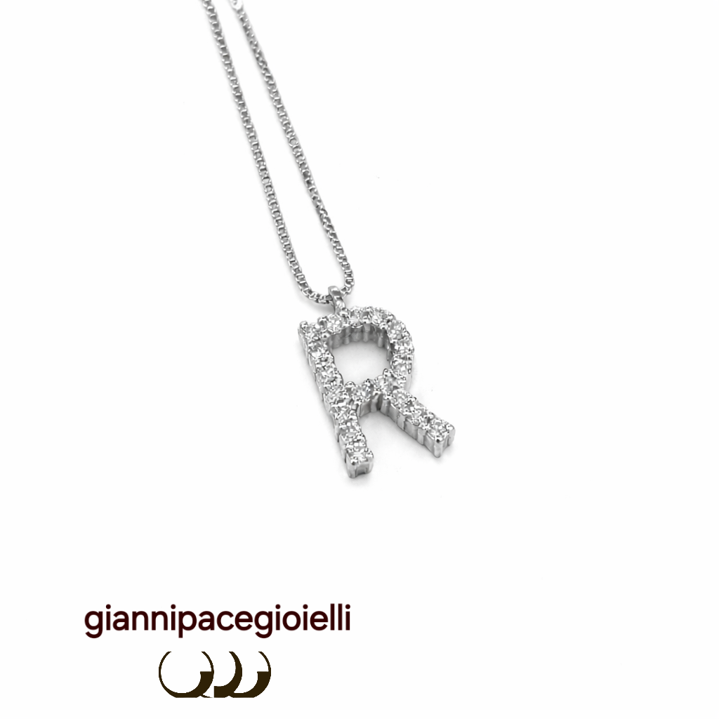GIROCOLLO  CON CIONDOLO LETTERA